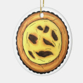 ポルトガルカスタードエッグタルトパステルパステーデナタ セラミックオーナメント (左)