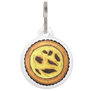 ポルトガルカスタードエッグタルトパステルパステーデナタ ペット ネームタグ