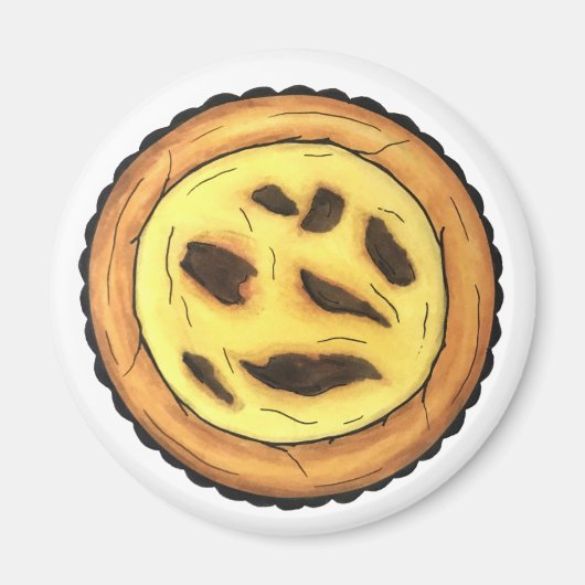 ポルトガルカスタードエッグタルトパステルパステーデナタ マグネット (正面)