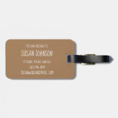 ポルトガルカスタードエッグタルトパステルパステーデナタ ラゲッジタグ (裏面横)