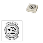 ポルトガルカスタードエッグタルトパステルパステーデナタ ラバースタンプ (押印)