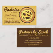 ポルトガルカスタードエッグタルトパステルパステーデナタ 名刺 (正面/裏面)