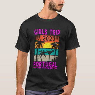 ポルトガルガールズトリップ2023女子学生バケーションH Tシャツ