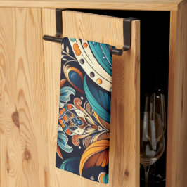 ポルトガルキッチンタオル水彩フローラ キッチンタオル