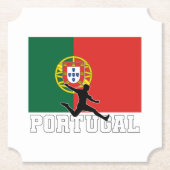 ポルトガルサッカーサッカー代表 ペーパーコースター (正面)