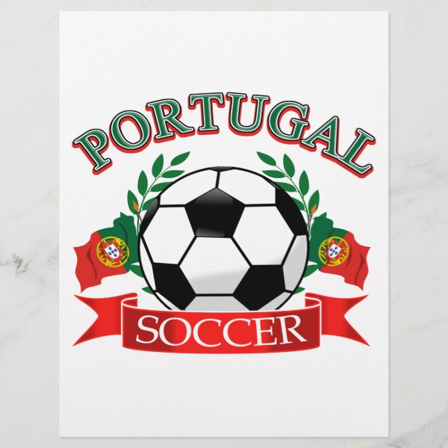 ポルトガルサッカーボールデザイン (正面)