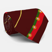 ポルトガルストライプ国旗 ネクタイ (ロール)