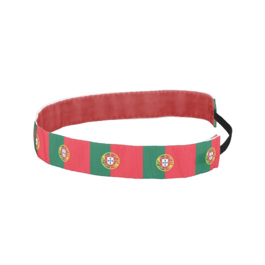 ポルトガルスリップまたは滑ること国旗を持つノンヘッドバンド アスレチックヘッドバンド (右)