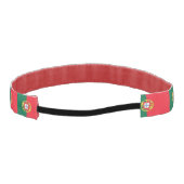 ポルトガルスリップまたは滑ること国旗を持つノンヘッドバンド アスレチックヘッドバンド (裏面)