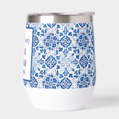 ポルトガルタイルズブルー地中海のブライダルシャワー (左面)