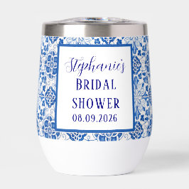 ポルトガルタイルズブルー地中海のブライダルシャワー