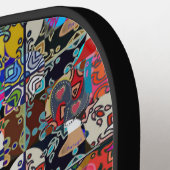 ポルトガルデザインピックボールパドル ピックルボールラケット (左詳細)