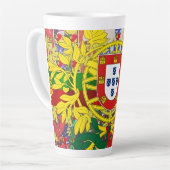 ポルトガルデザイン カフェラテマグ (左アングル)