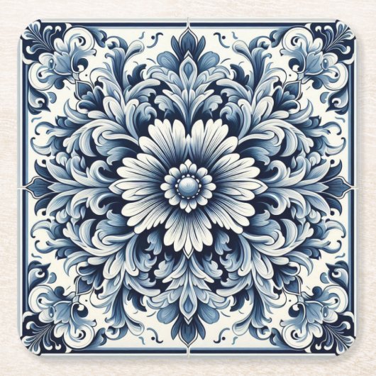 ポルトガルデザイン スクエアペーパーコースター (正面)