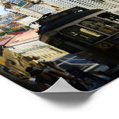 ポルトガルトラムトロリーカーハガキ ポスター (角)