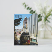 ポルトガルトラムトロリーカー ポストカード (スタンド正面)