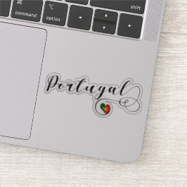 ポルトガルハート国旗 シール