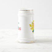 ポルトガルビールステインのマグ ビールジョッキ (中央)