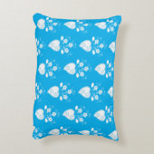 ポルトガルフォークロマンチックなハートの花柄 アクセントクッション (裏面(縦))