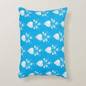 ポルトガルフォークロマンチックなハートの花柄 アクセントクッション (正面(垂直))