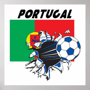 ポルトガルフットボールサッカーポスター ポスター