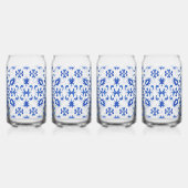 ポルトガルブルータイルモノグラム ガラス缶 (右)