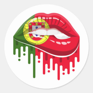 ポルトガルプライド根国旗 ラウンドシール