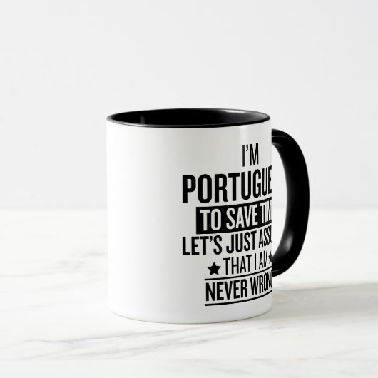 ポルトガルユーモア マグカップ (正面右)