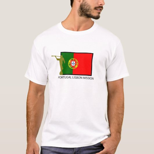 ポルトガルリスボンの代表団LDS CTR Tシャツ (正面)