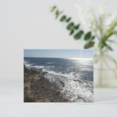 ポルトガルリスボンビーチバケーションスーベリーフォト シーズンポストカード (スタンド正面)