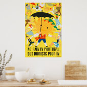 ポルトガルヴィンテージ旅行ポスター ポスター (キッチン)