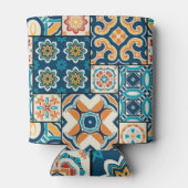 ポルトガル人のアズレホ伝統的ス:タイル・アート。 缶クーラー (裏面)