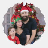 ポルトガル人のクリスマスバウブル(心) オーナメントカード (裏面)