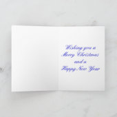 ポルトガル人のサンタのクリスマスカード シーズンカード (内部)