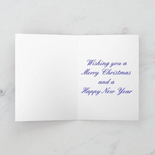 ポルトガル人のサンタのクリスマスカード シーズンカード (内部)