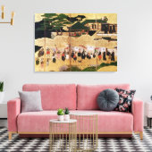 ポルトガル人の日本への到着2 キャンバスプリント (インサイチュ (リビング))