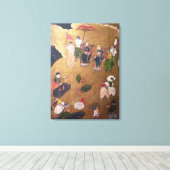 ポルトガル人の日本への到着3 キャンバスプリント (インサイチュ (ウッドフロア))