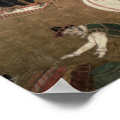 ポルトガル人の日本への到着 ポスター (角)