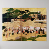 ポルトガル人の日本への到着 ポスター (正面)