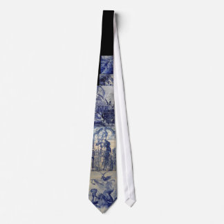 ポルトガル人のAzulejoのタイル ネクタイ