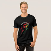 ポルトガル代表サッカーチーム トライブレンドTシャツ (正面全面)