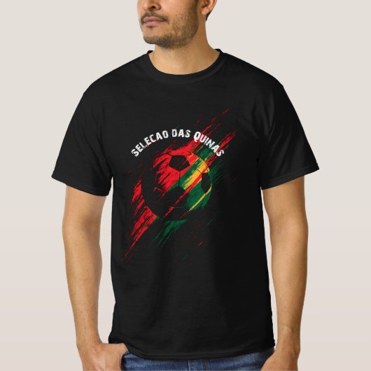ポルトガル代表サッカーチーム Tシャツ (正面)