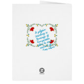 ポルトガル伝統的の誕生日カード (裏面)