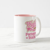 ポルトガル先生ギフト(最高の世界) ツートーンマグカップ (正面右)