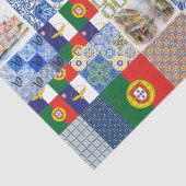 ポルトガル国旗とアゾレス国旗のティッシュペーパー 薄葉紙 (詳細)