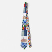 ポルトガル国旗とアゾレス国旗のネックタイ ネクタイ (正面)