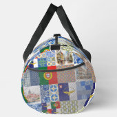 ポルトガル国旗とアゾレス国旗のパターン ダッフルバッグ (右)