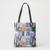 ポルトガル国旗とアゾレス国旗を持つトートバッグ トートバッグ (正面)