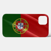 ポルトガル国旗なびく – Case-Mate iPhoneケース (裏面 (横))