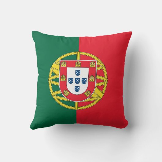 ポルトガル国旗のアメリカ合衆国MoJoピロー クッション (裏面)